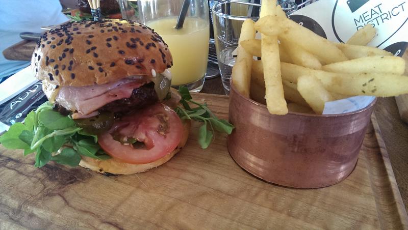 American Old Faithful Burger at the Meat District Co Sydney