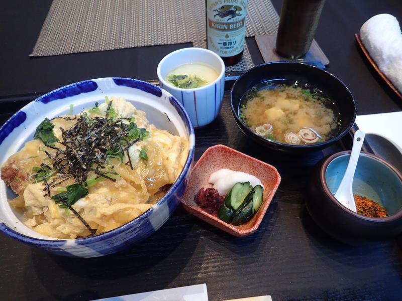 Chicken Katsu Don lunch at Ten Japanese Restaurant