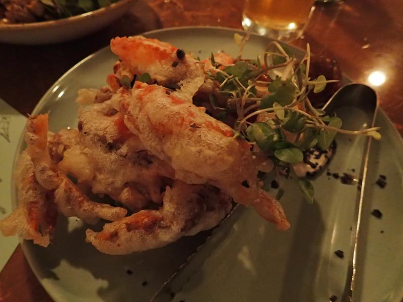 Soft shell crab at Sparrow Eating House