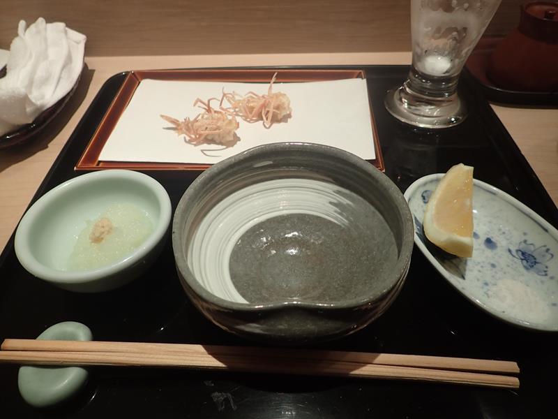 Tempura set meal at Kondo Restaurant Tokyo