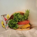 Classic cheese burger at Freshness Burger Tokyo