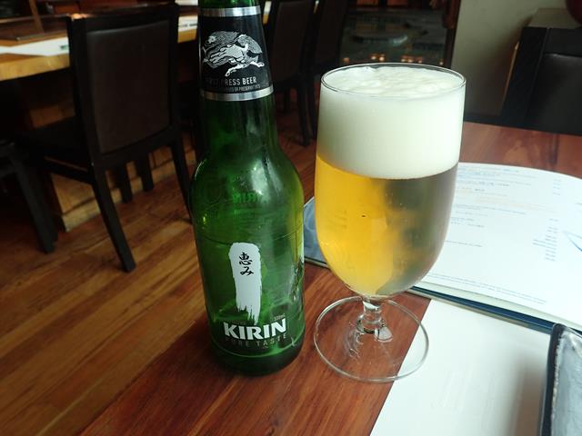 Japanese Beer at Koko Restaurant Melbourne
