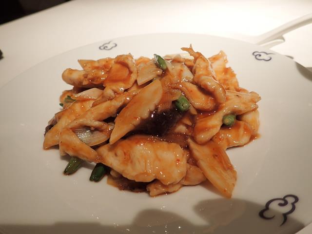 Braised chicken with spicy sauce at Jade Garden Chinese Restaurant