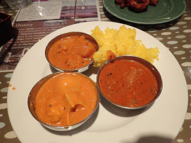 Indian Curry at Khazana Indian Restaurant Odaiba