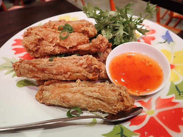 Chicken wings at Thai Riffic On Street Parramatta