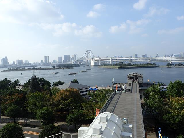 View from Khazana Indian Restaurant Odaiba Tokyo