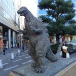 Godzilla Statue in Tokyo