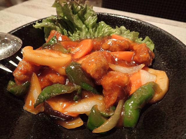 Sweet and Sour Pork at China Doll Restaurant Tokyo