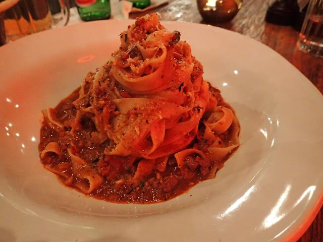 Tagliatelle Bolognese at Jamie's Italian Restaurant Kuta