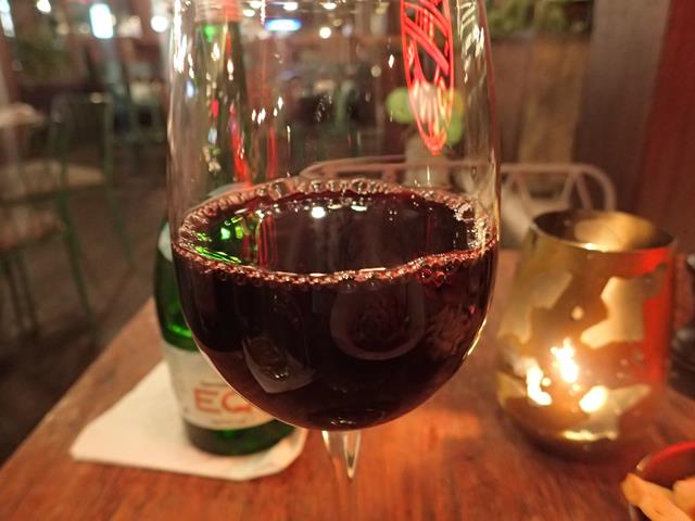 Italian red wine by the glass