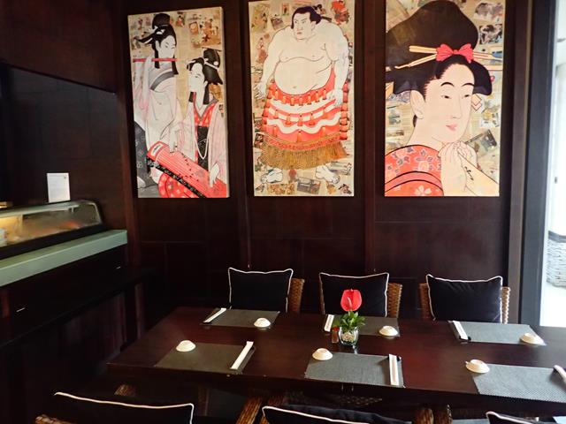 Inside Soya Cafe Japanese Restaurant Sanur