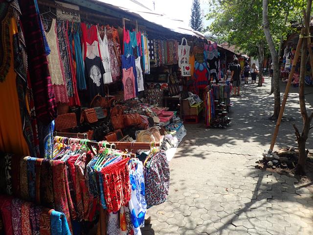 Souvenir Shops at Goa Gajah Bali
