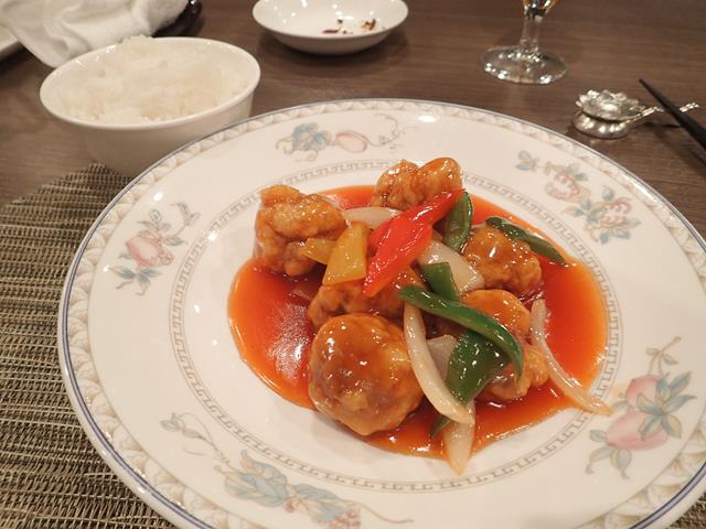 Sweet and Sour Pork at Tao Li Chinese Restaurant