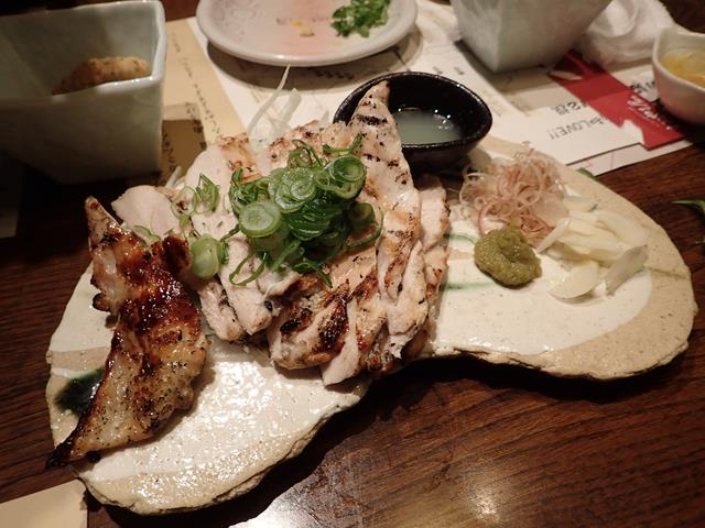 BBQ Chicken at Warayakiya Restaurant Roppongi