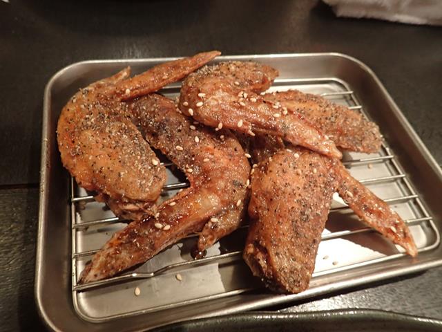 Tebasaki chicken wings at Yabuya Izakaya Roppongi