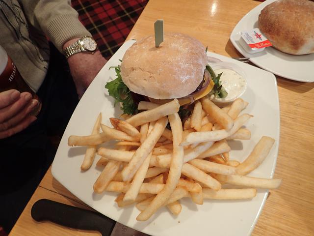 Burger at Greystanes Hotel Sydney