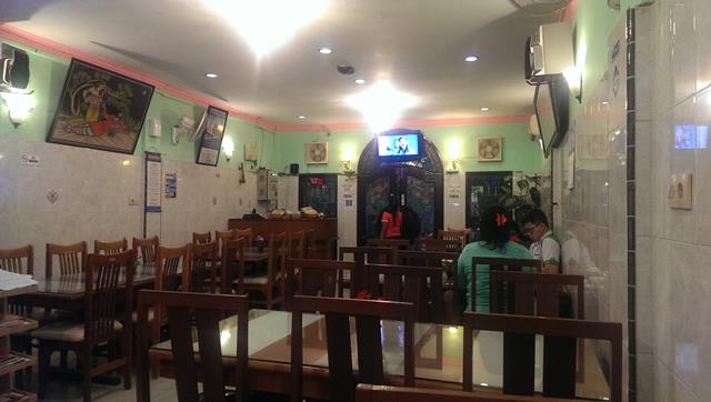 Inside Cahaya Baru Indian Restaurant Medan