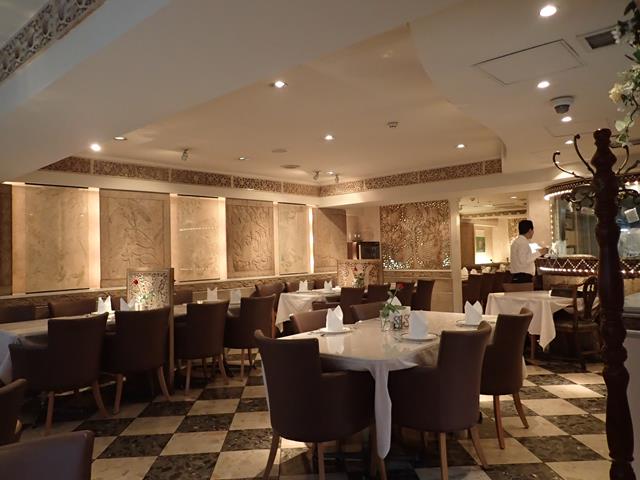 Inside Raj Mahal Indian Restaurant Tokyo