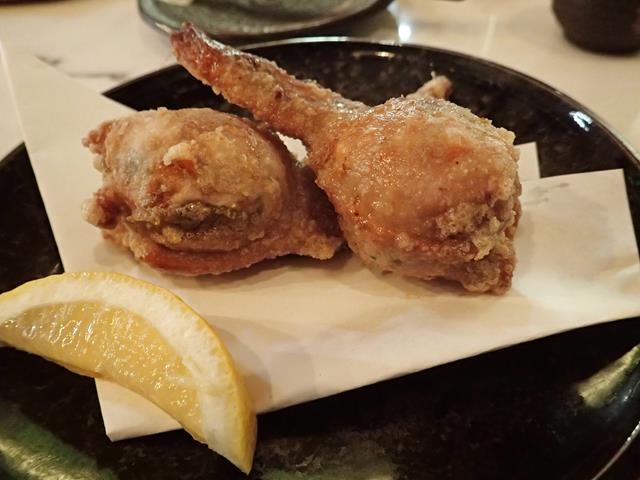 Stuffed chicken wings at Akochochin Japanese Restaurant