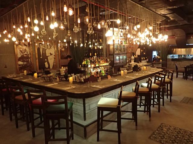 Inside decor at El Gaucho Steakhouse Bangkok