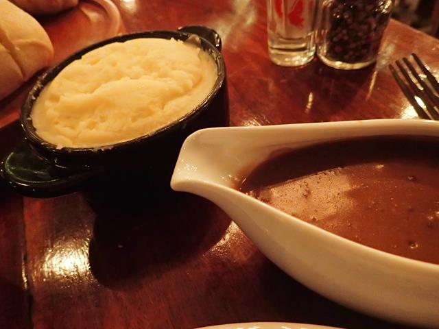 Mashed potato and Pepper sauce at El Gaucho