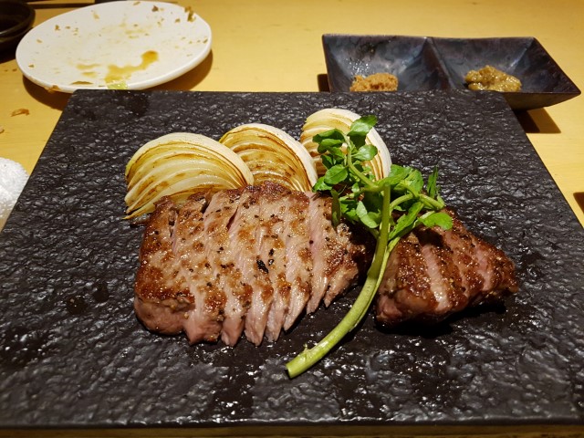 Wagyu beef at Hibiki Restaurant Shinjuku