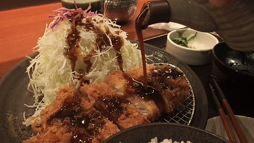 Special Tonkatsu sauce at Tonkatsu Wako