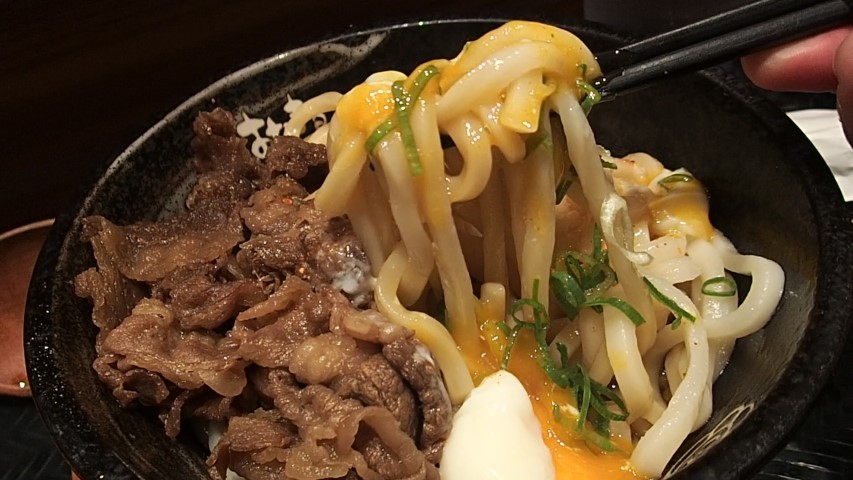 Udon noodles at Hanamaru Tokyo