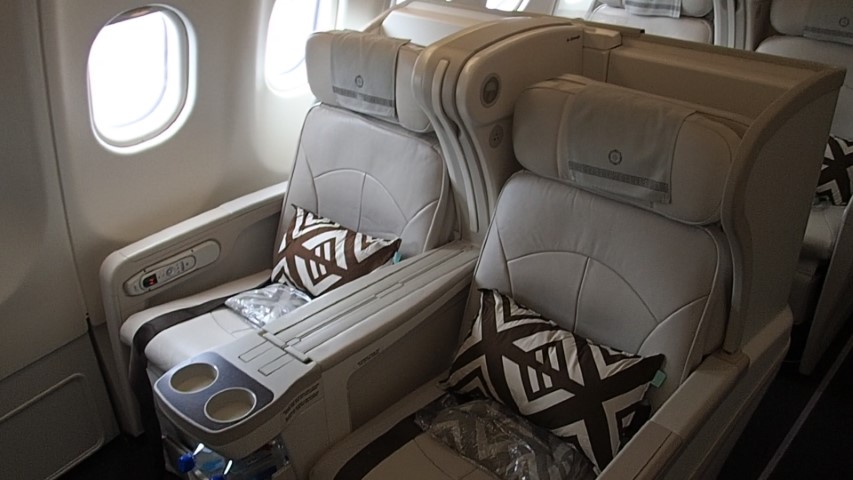 Business Class seats on Fiji Airways A330-200