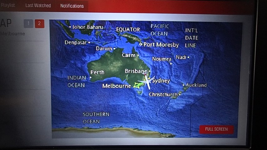 Qantas Flight Map