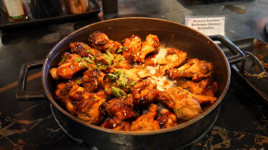 Hickory Smoked Chicken Wings at SilverKris Lounge