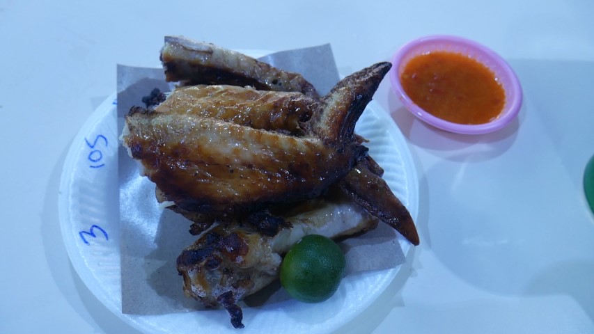 BBQ Chicken Wings at Newton Food Centre