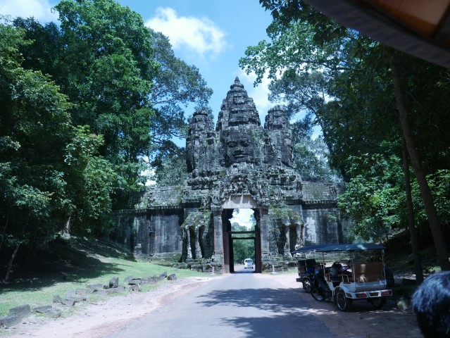 Entrance gates of Angkor Wat City grounds