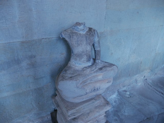 Headless Buddha Statues at Angkor Wat