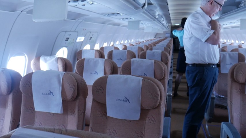 Inside Silk Air A320
