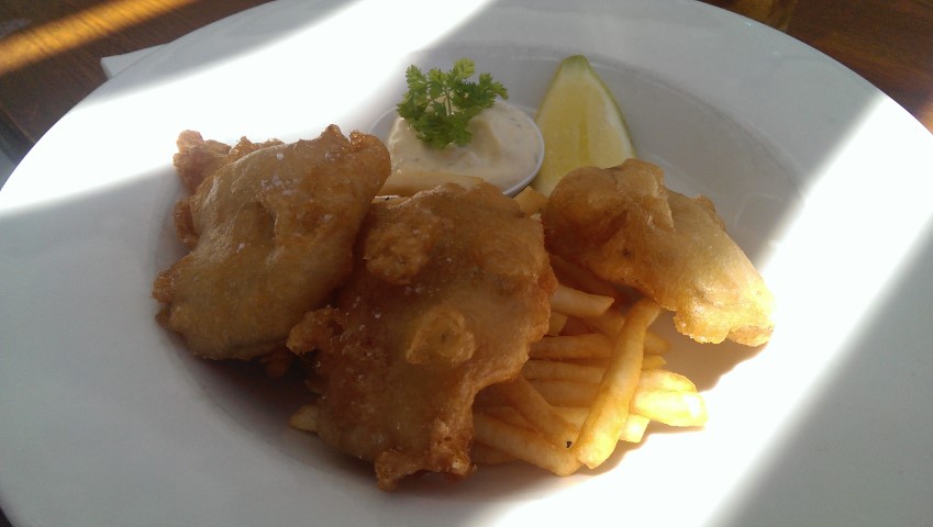 Fish and Chips at Helm Bar Sydney