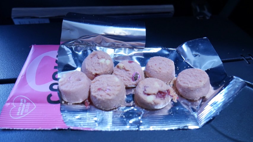 Snack in Economy Class on Qantas A330-300