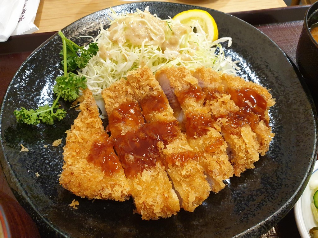 Katsu at Bairin Tonkatsu Restaurant Ginza Tokyo