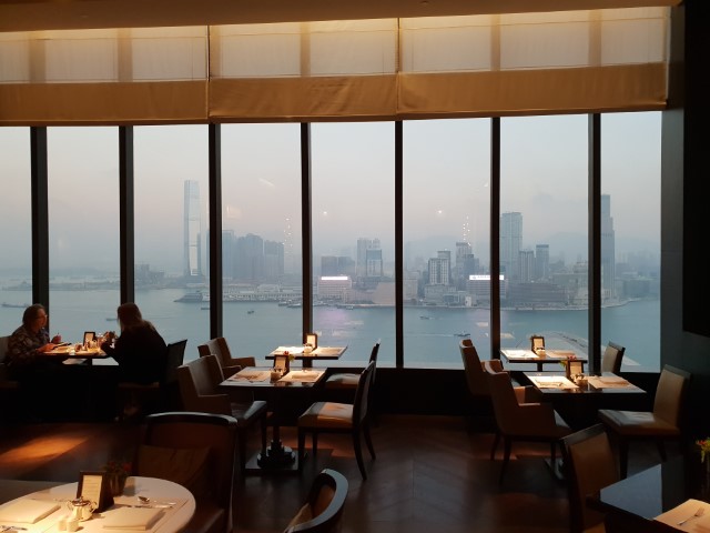 Awesome Views from Grand Hyatt Club Lounge Hong Kong