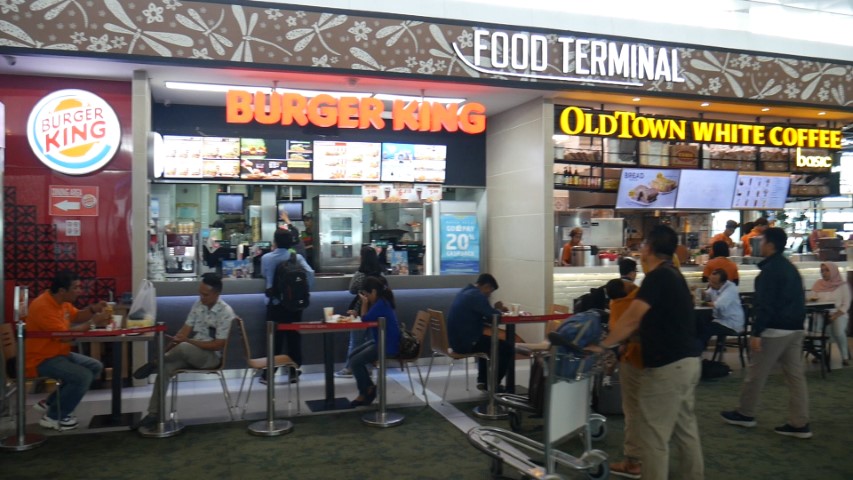 Food at Jakarta Airport