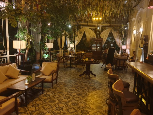 The bar at Palace Gate Hotel Phnom Penh