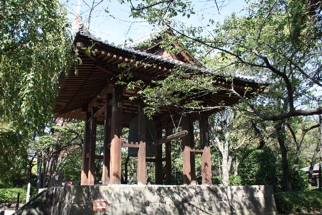 Daibonsho Big Bell at Zojoji Temple Tokyo