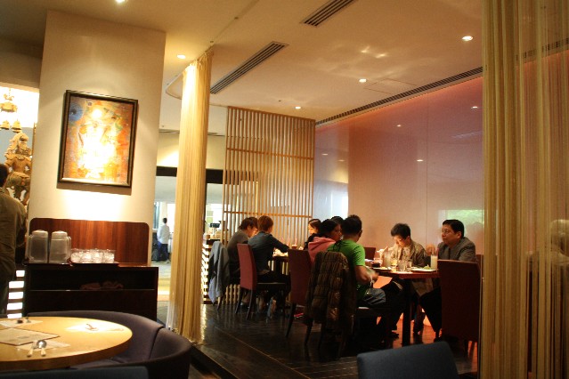 Inside Diya Indian Restaurant Roppongi Tokyo