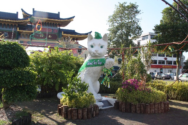 Cat Statues in Kuching City