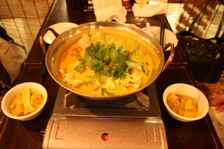 Hot pot at Vietnam Frog Vietnamese Restaurant Tokyo