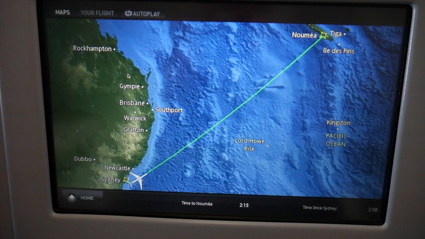 Aircalin Electronic Flight Map