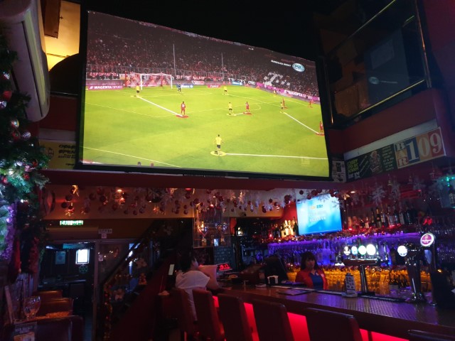 Big Screen at Bar 109 Sports Bar