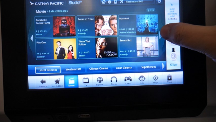 Cathay Pacific Entertainment Unit