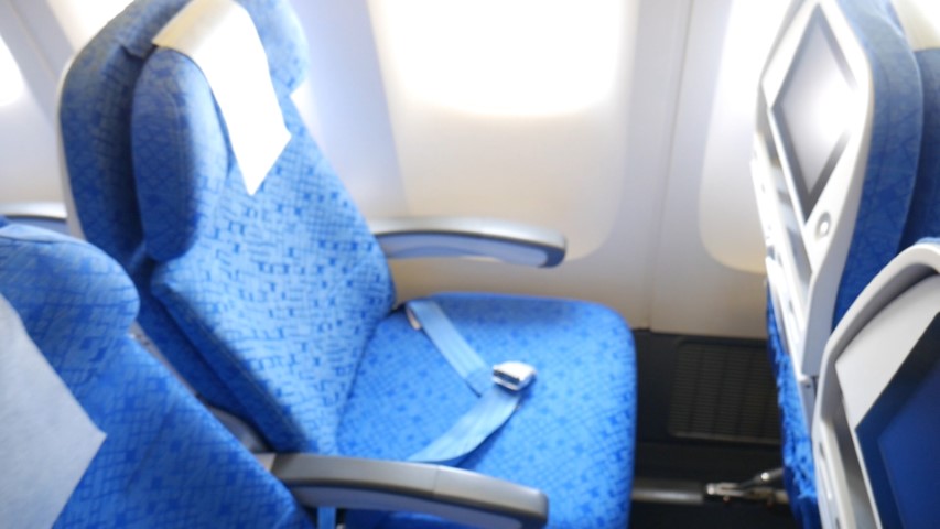 Economy seat on Cathay Pacific B777-300ER
