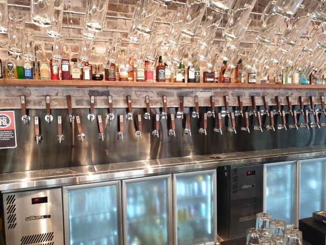 40 tap beers available at Beerhaus Barangaroo